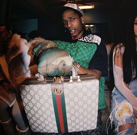 asap rocky r gucci bag|asap rocky gucci designer.